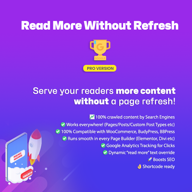 Read More Without Refresh Pro
